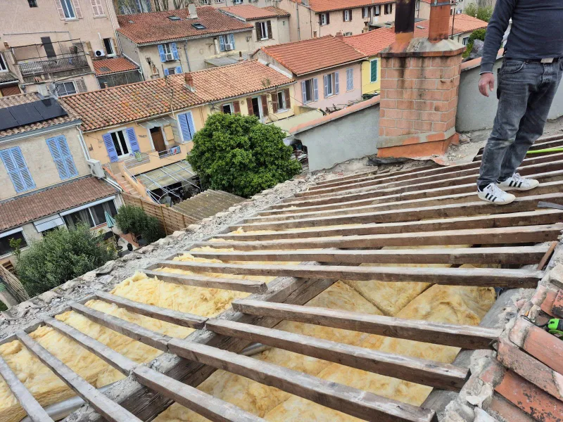 Avant intervention à Réfection complète au Brusc